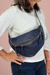 Nova Studded Sling Bag / Crossbody - Navy