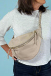 Nova Studded Sling Bag / Crossbody - Sand