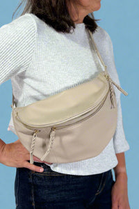 Nova Studded Sling Bag / Crossbody - Sand