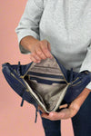 Nova Studded Sling Bag / Crossbody - Navy