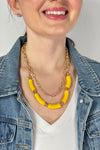Holly Necklace - Yellow