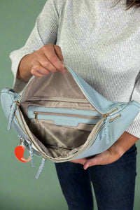 Nova Studded Sling Bag / Crossbody - Blue