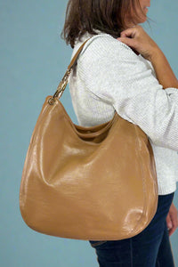 Three Compartment Tote - Brown