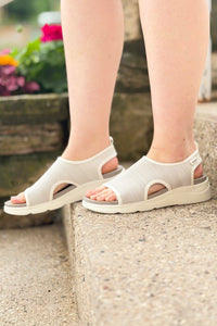 Zahara Slip On Sandal - Cream