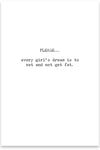 Funny - Dream Is To Eat and Not Get Fat
