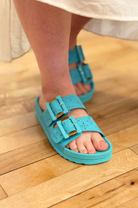 Grand Cayman Sandal - Aqua