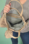 Scout Quilted Nylon Tote - Taupe