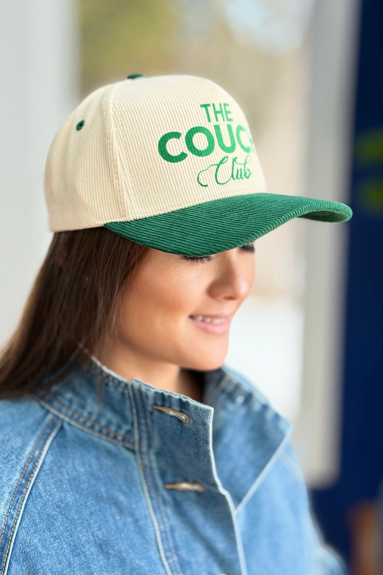 The Couch Club Corduroy Cap - Green