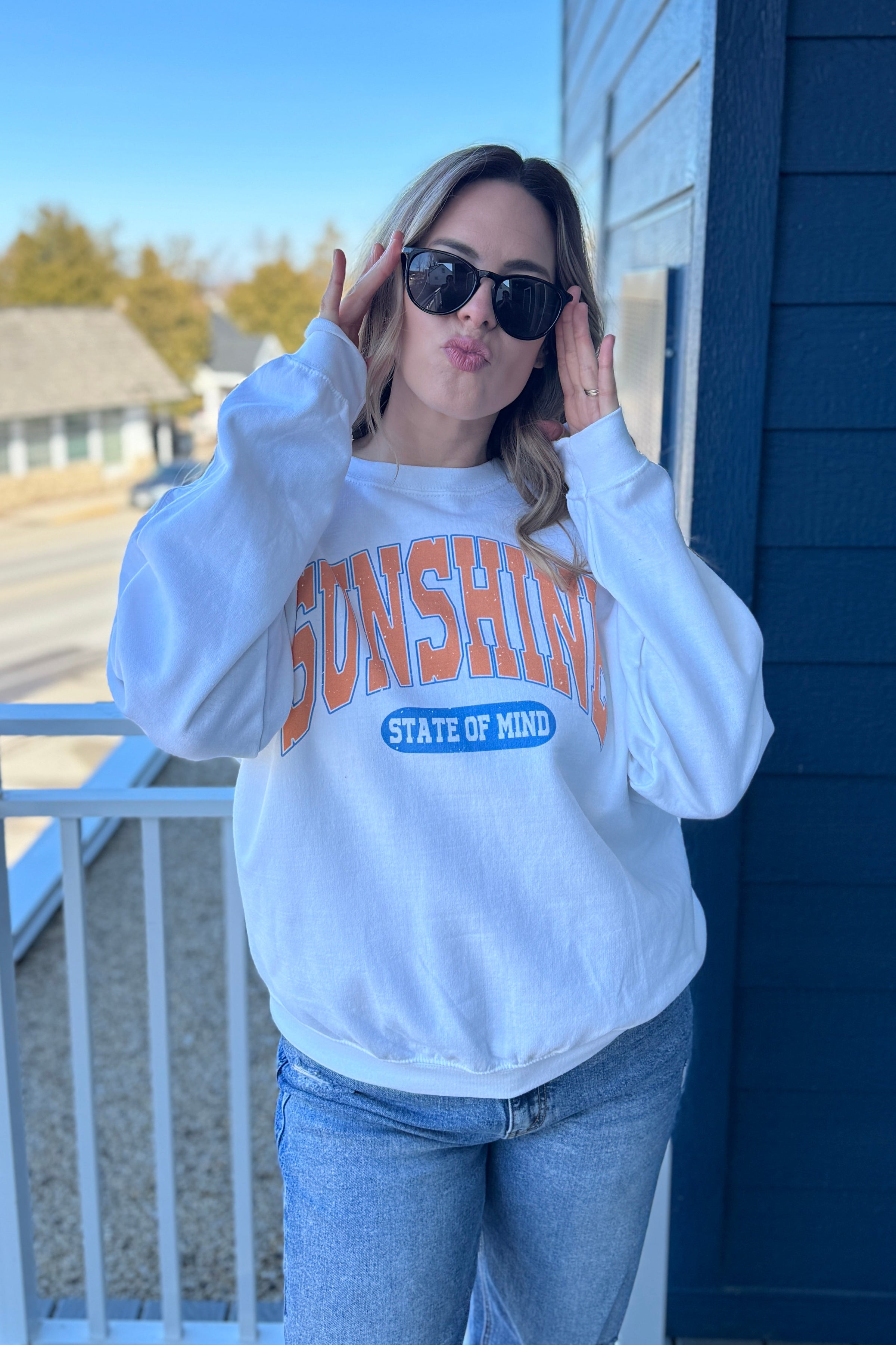 Sunshine State Of Mind Oversized Sweatshirt
