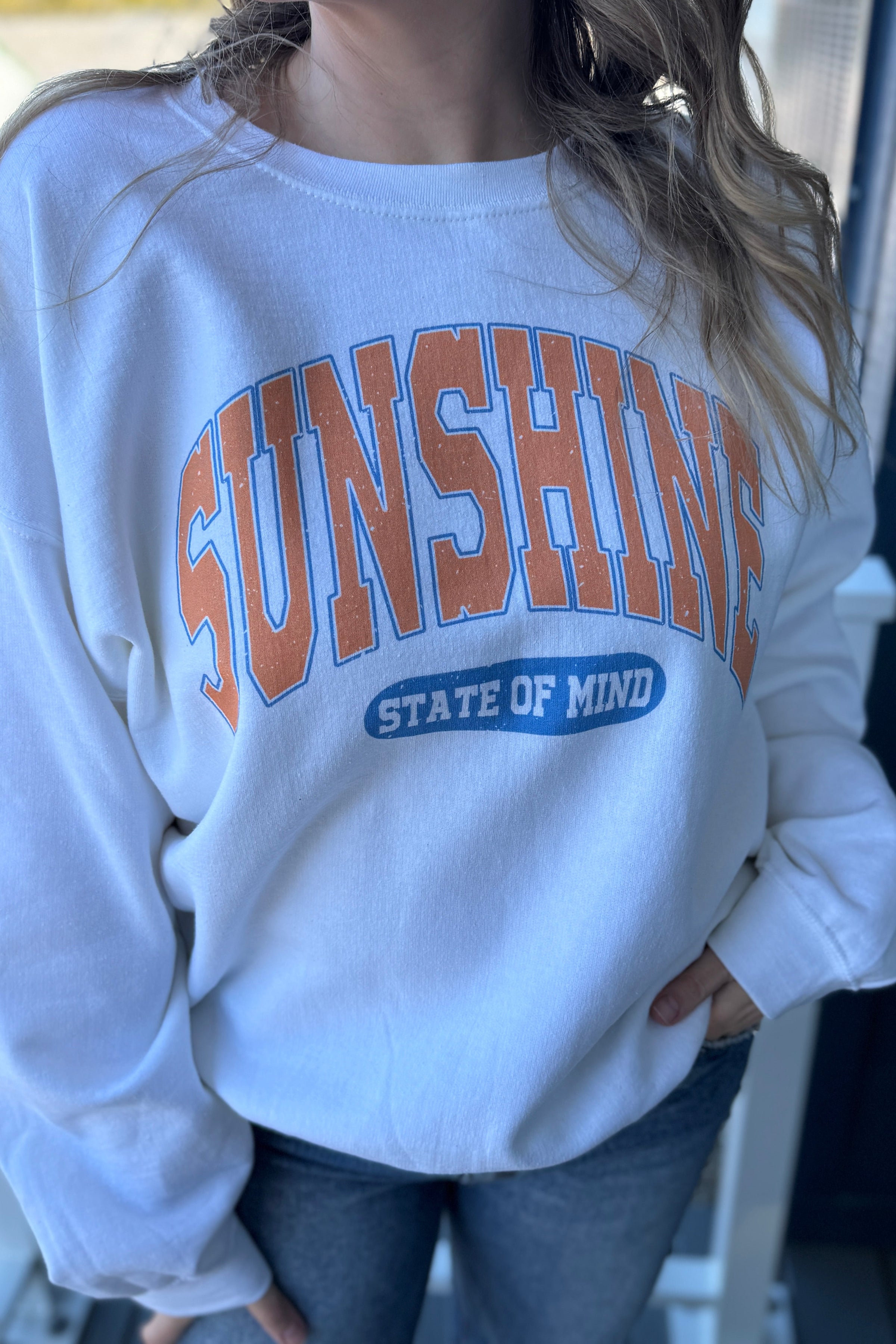 Sunshine State Of Mind Oversized Sweatshirt