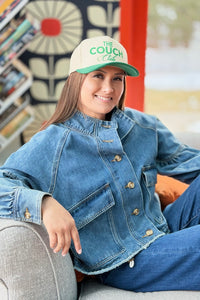The Couch Club Corduroy Cap - Green