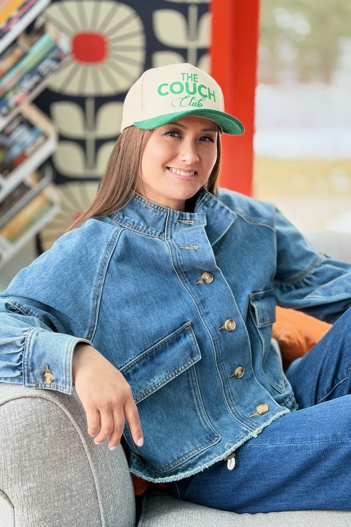 The Couch Club Corduroy Cap - Green