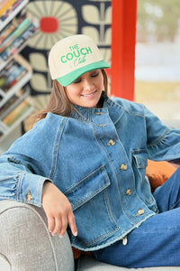 The Couch Club Corduroy Cap - Green