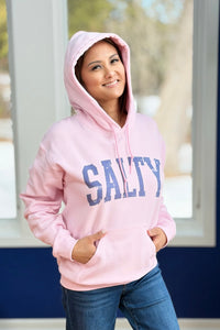 Varsity Pink Salty Graphic Hoodie