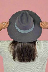 Jazz Brim Hat - Dark Grey