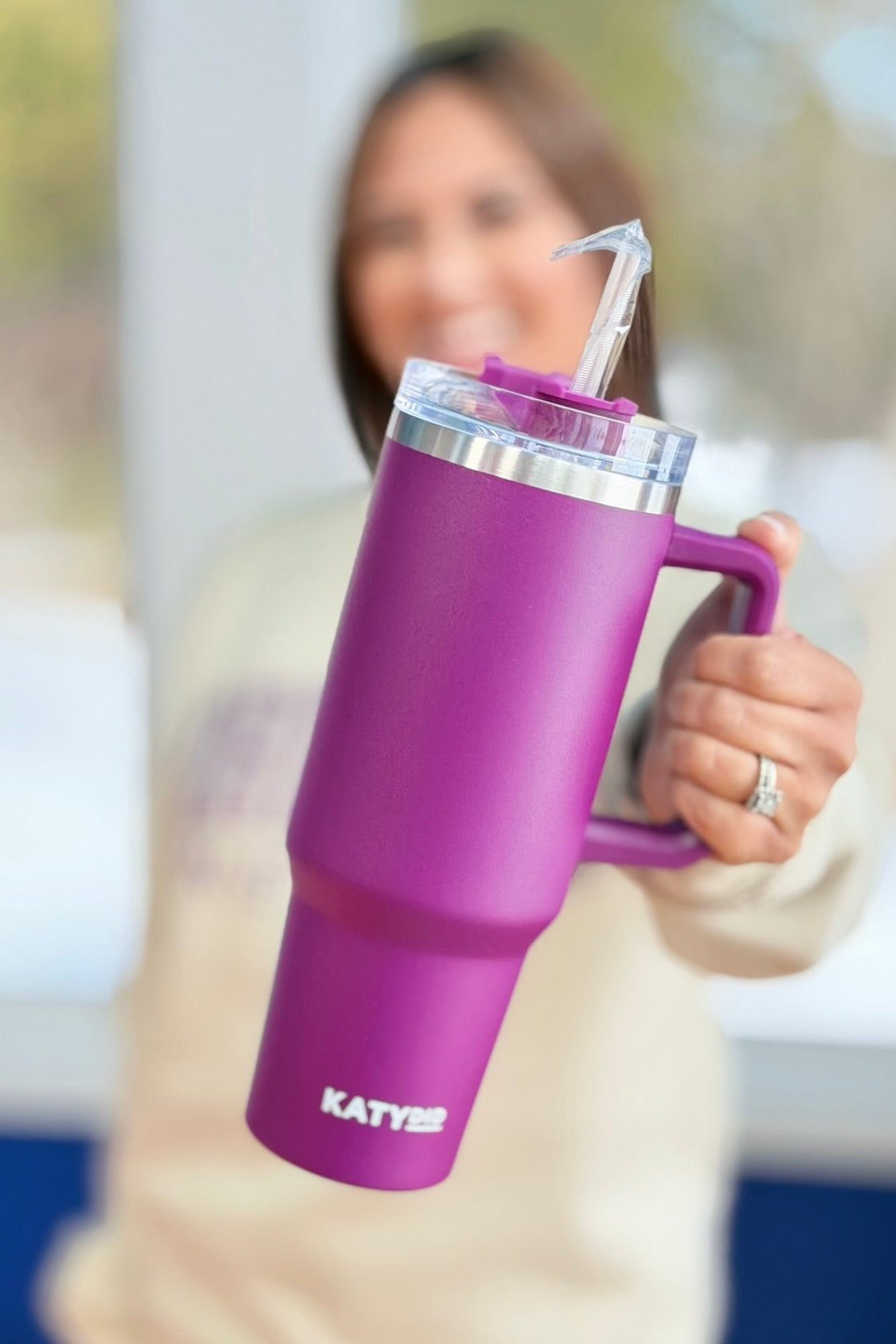 Plum Drink Tumbler 40oz