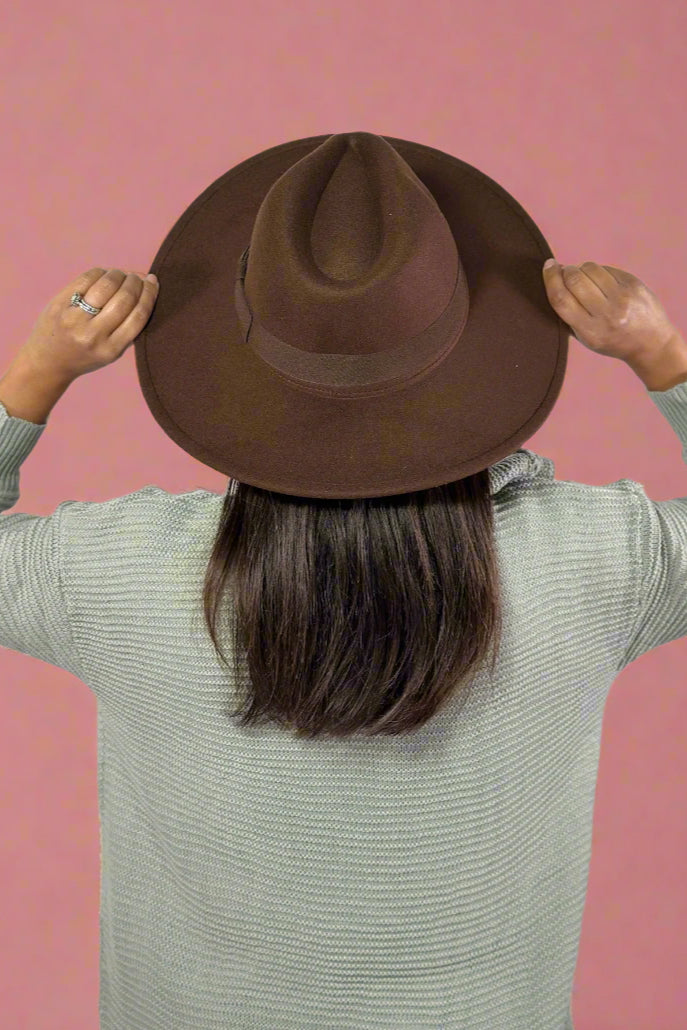 Jazz Brim Hat - Coffee
