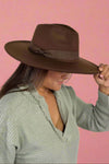 Jazz Brim Hat - Coffee