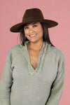 Jazz Brim Hat - Coffee