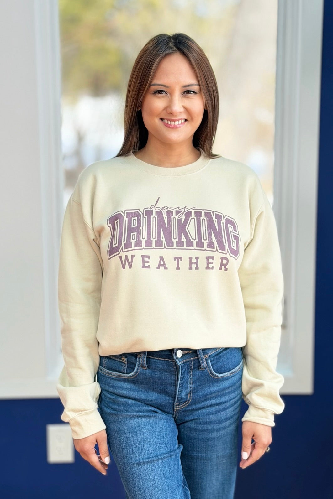Day Drinking Weather - Graphic Sweatshirt