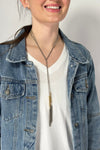 ReStrung Jewelry - Moxie Necklace Silver