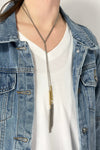 ReStrung Jewelry - Moxie Necklace Silver