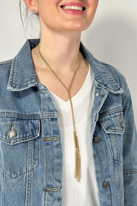 ReStrung Jewelry - Moxie Necklace Gold