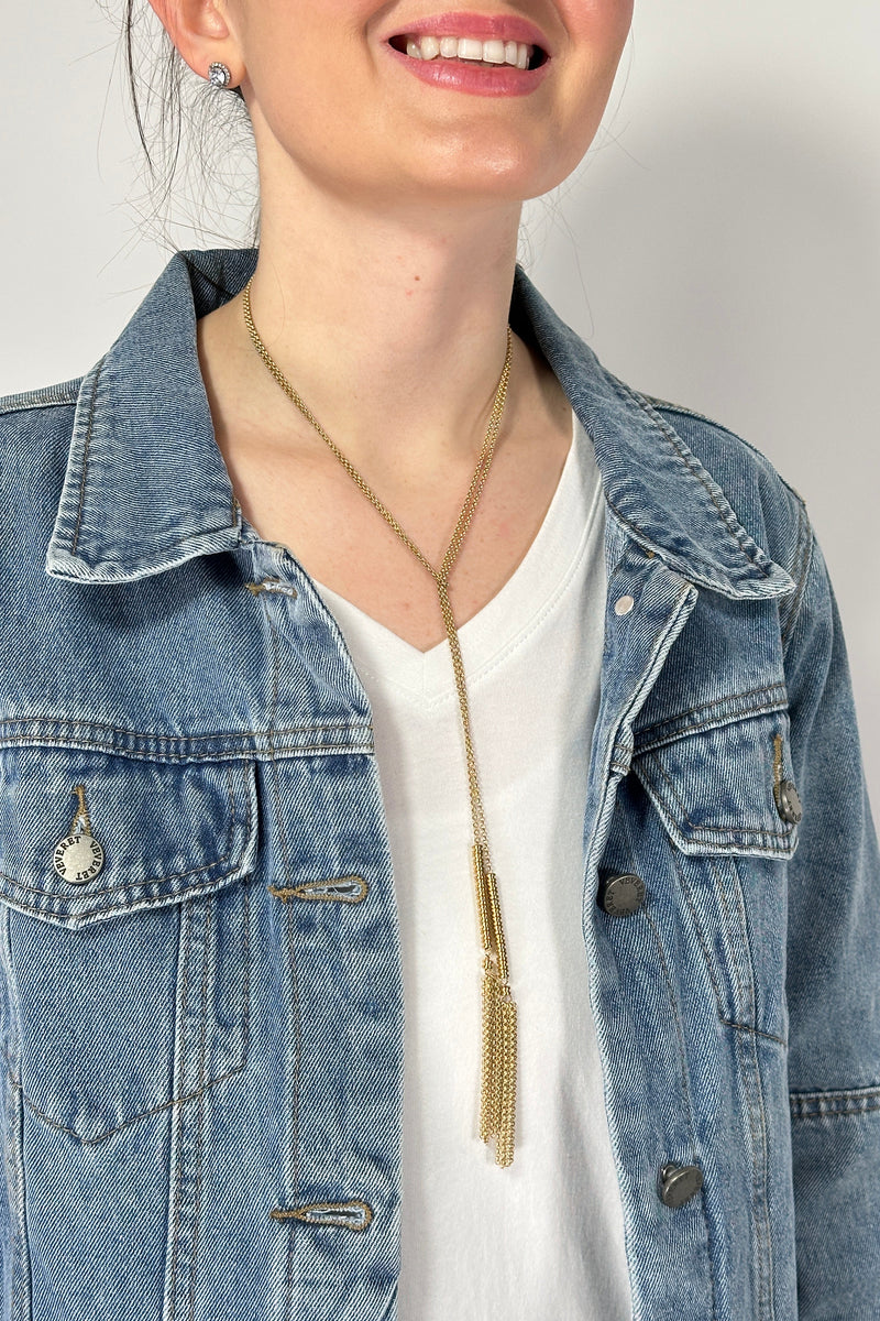 ReStrung Jewelry - Moxie Necklace Gold