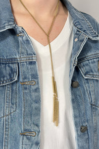 ReStrung Jewelry - Moxie Necklace Gold