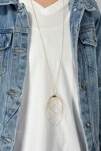 ReStrung Jewelry - Backstage Pass Necklace Gold