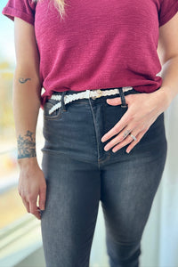 HW Tummy Control Black Wash Jeans JB80