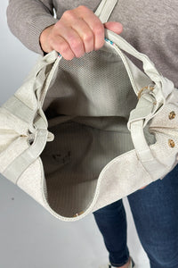 Jalyn Tribal Saddle Bag Ivory
