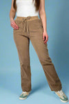 Aysha Corduroy Pants - Brown
