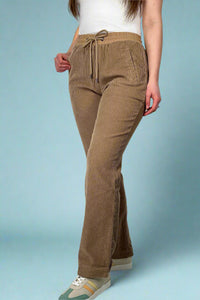 Aysha Corduroy Pants - Brown