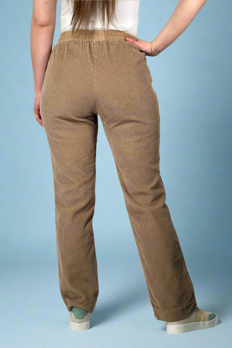 Aysha Corduroy Pants - Brown