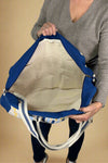Coaster Stripe Weekender Bag Blue