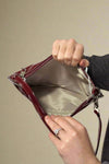 Baguette Tote Bag - Dark Red