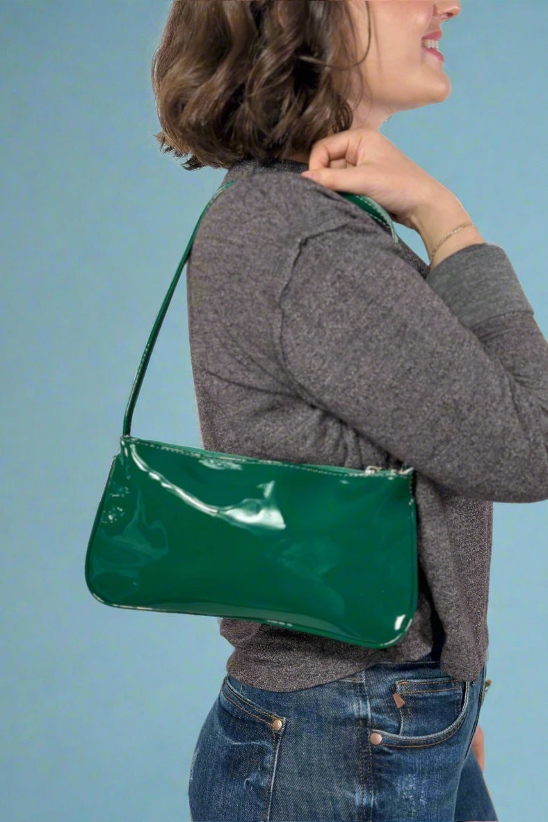 Baguette Tote Bag - Green