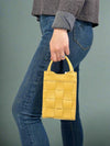 Woven Messenger Bag - Yellow