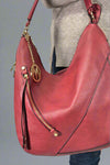 Lisanna Hobo Bag - Burgundy
