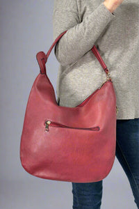Lisanna Hobo Bag - Burgundy