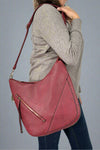 Lisanna Hobo Bag - Burgundy
