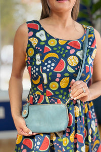 Kendall Crossbody/Wristlet - Indigo