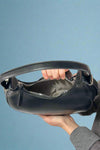 Crescent Shoulder Handbag - Black