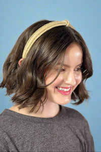 Chain Knot Headband - Beige