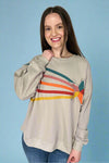 Shooting Star Sweatshirt - Stone