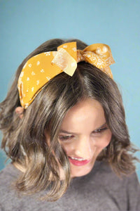 Twisted Bandana Headband - Ginger
