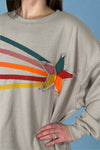 Shooting Star Sweatshirt - Stone