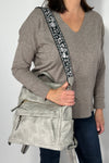 Amelia Convertible Backpack - Light Grey