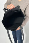 The Taylor Tote - Black Suede